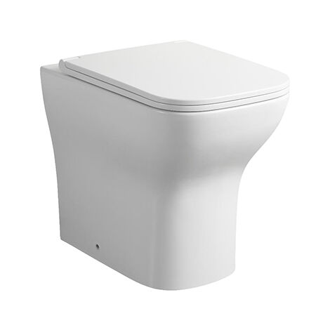 Vaso wc filomuro appoggio pavimento tulipano scarico universale bianco lucido