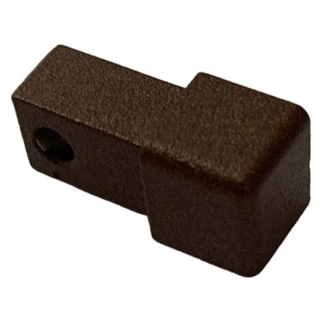 Capsule per raccordi triass projolly square h=10 mm alluminio stone corten