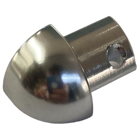 Capsule per raccordi triass esterni projolly h=10mm alluminio brillantato cromo