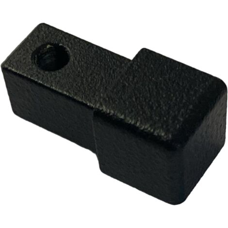 Capsule per raccordi triass projolly square h=10 mm alluminio simm stone black