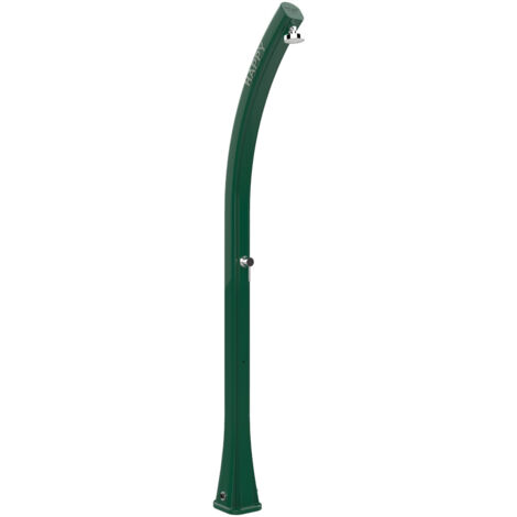 Doccia solare da esterno giardino 23l miscelatore arkema happy verde