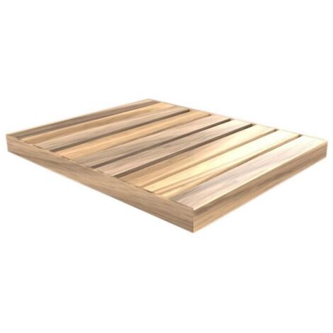 Piatto doccia da esterno in legno di okumè 6x100x80cm arkema legno