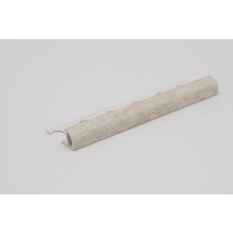 Profilo projolly marmo h 10 mm travertino chiaro barra da 2,7 ml