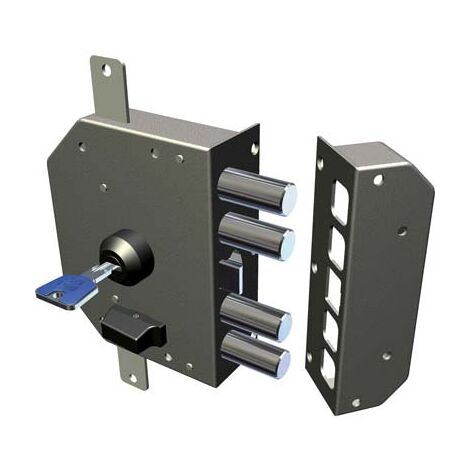 SERRATURA LEGNO APPLICARE 3250 K55/34 CR C.EUROPEO M4 TRIPL+SCR E.MM 60 SX