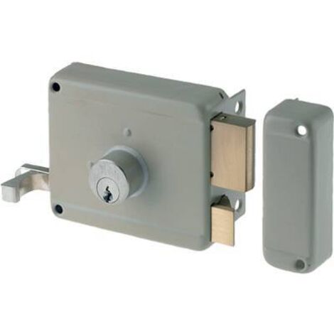 Serratura legno applicare 630 yale c.tondo fisso m2+tirante e.mm 70 sx