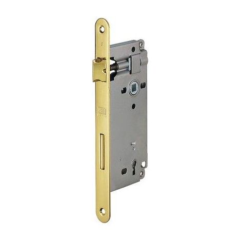 Serratura patent b.tondo ottonato 591 agb i.mm 90 f.mm 22 e.mm 40