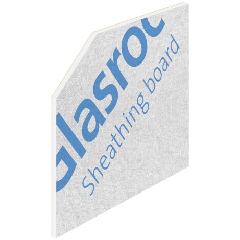 Gyproc glasroc x 13 lastra in cartongesso 120 x200 cm tagliata a metà 120x100 per esigenza di spedizione