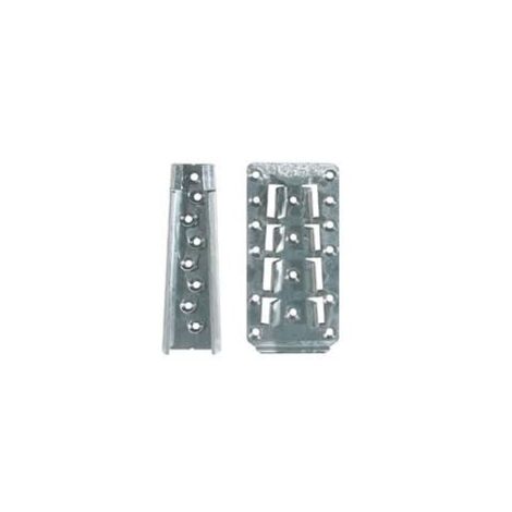Ancoraggio invisibile per travi di tipo pesante 190x70x sp 3 mm