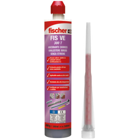 Tassello Chimico FIS VE 300T Fischer 300 ml