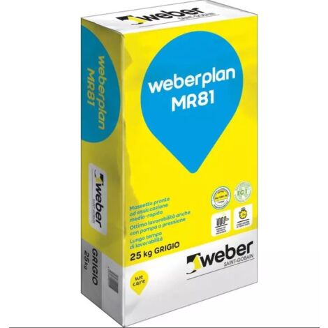 Weberplan massetto kg.25 MR81