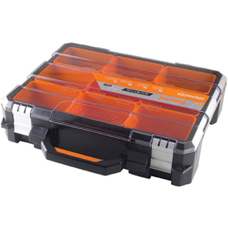 Organizer Da Banco In Legno Con 4 Cassetti | Portautensili Da Tavolo 45x12x8 Cm, Per Riporre Attrezzi E Accessori