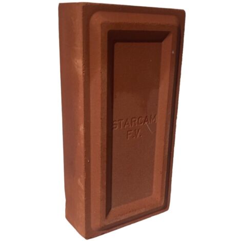 Mattone per focolaio faccia vista rosso tradizionale 6x11x22 cm