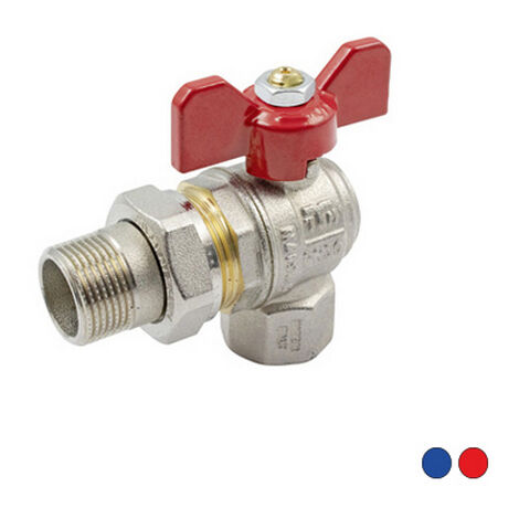 EFIELD - Valvola A Sfera In Ottone Pex-A 1/2" Con Orecchie A Goccia - Confezione Da 4 - Certificata CUPC - 2