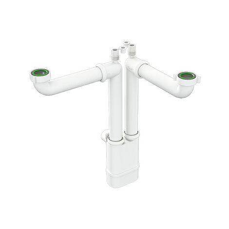 Sifone salvaspazio per lavelli cucina galileo 2 1"1/2 x diam. 40 mm