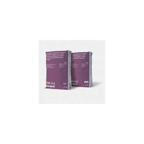H40 gel-adesivo strutturale grigio kg 25