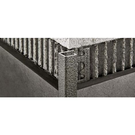Projolly square alluminio verniciato stone cristal gray h=10 mm l= 2,70 ml (1/2)