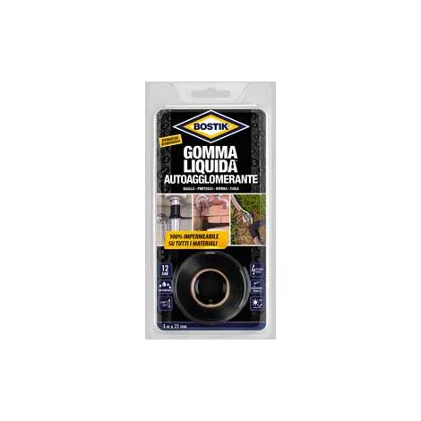 Gomma liquida autoagglomerante bostik mm 25x3 mt
