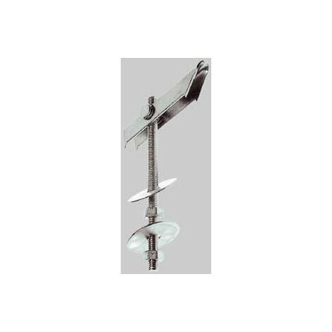 Ancora a soffitto in acciaio con vite doppia bk-dd m6 conf. da 50 pz