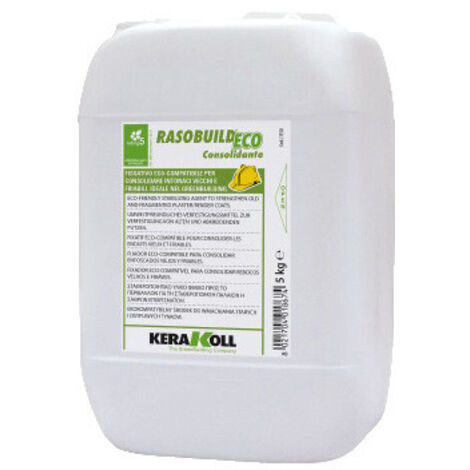 Rasobuild eco consolidante fissativo tanica 25 kg per intonaci
