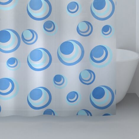TENDA DOCCIA ORBITA PVC - 120x200 Azzurro (1/2)