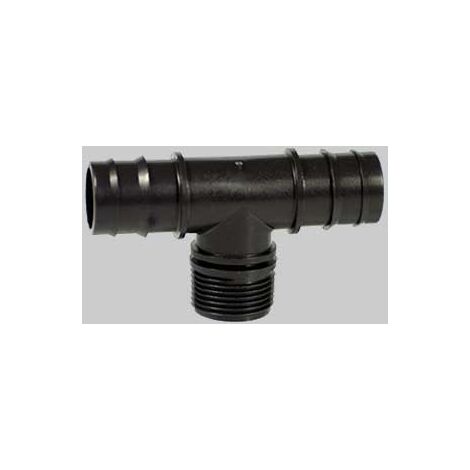 Tee filettata maschio bassa pressione diametro 25x3/4 pollici x25 mm conf. da 50 pz