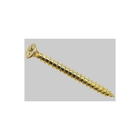 Vite per legno tsp ottonata 5,0x120/60 mm conf. da 100 pz