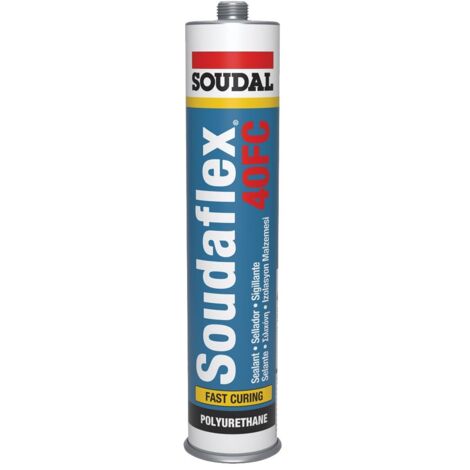 Adesivo sigillante poliuretanico soudaflex 40fc soudal 300 ml - bianco