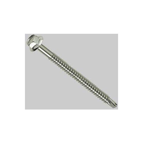 Vite autoperforante te flangiata tecfi 6,3x100/70 mm conf. da 100 pz