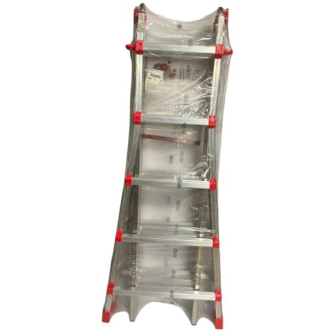 Scala multiuso squadra piu 4+4 gradini (1/3)