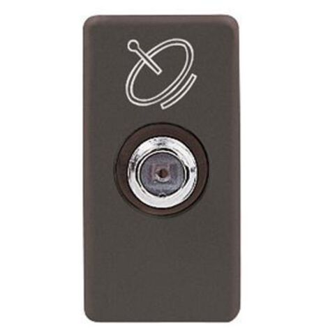 presa coassiale sat 'system' passante 5db - nero