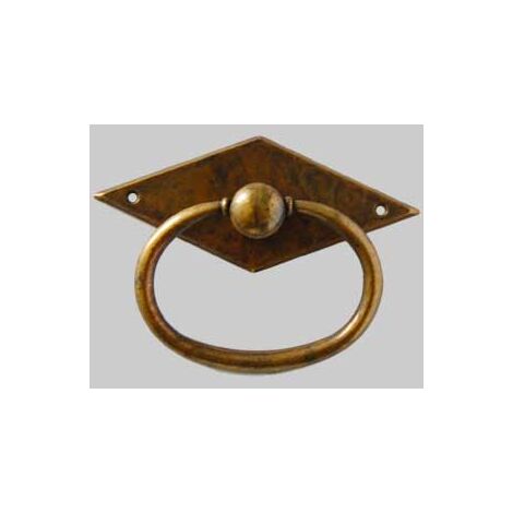 Maniglia per mobili 5075 60x85 mm - patinato antico