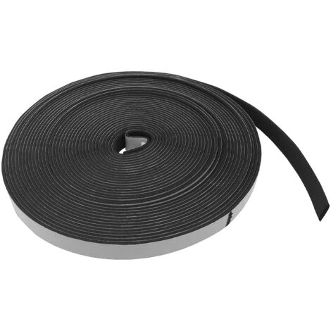 Guarnizione Espansa Adesiva 15x10 mm x 5 mt GEKO - Nero
