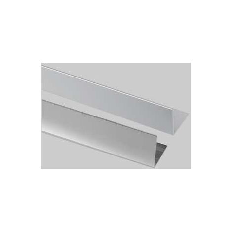 Profilo per rivestimenti angolare 20x20x1 mm - satinato - barra 3 mt 852/3 conf. da 15 ml