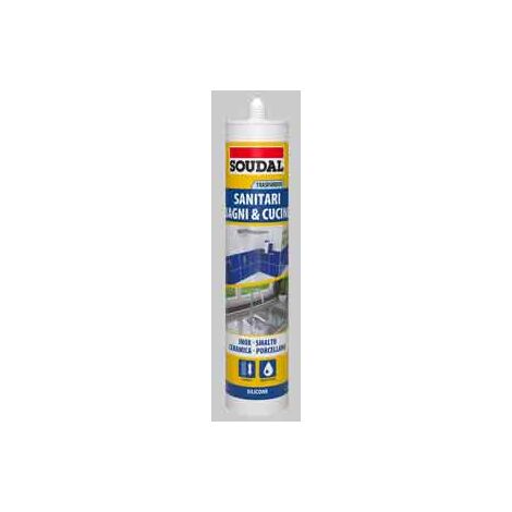 SOUDAL - Sigillante REPACRYL D Silicone Acrilico Effetto Intonaco Vernciabile   Col Bianco Ruvido   Qta 310 Ml 1 - Foto 9