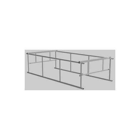 Parapetto completo per ponteggio system 120x200 cm
