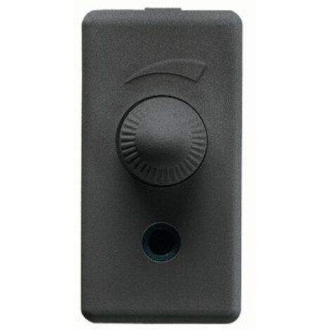 regolatore elettronico rotativo luminoso 'system' 230v 50/60 hz - nero