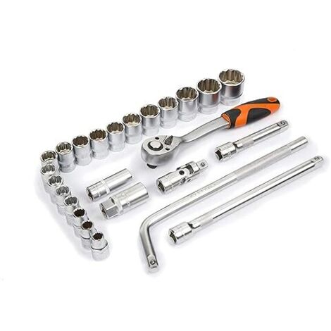 Set chiavi a bussola kendo in valigetta 26 pezzi (1/3)
