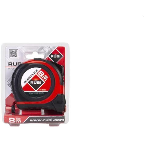 Ironside 150213 Metro A Nastro Professionale – 8 Metri X 25 Mm, Con Stop E Impugnatura Gommata