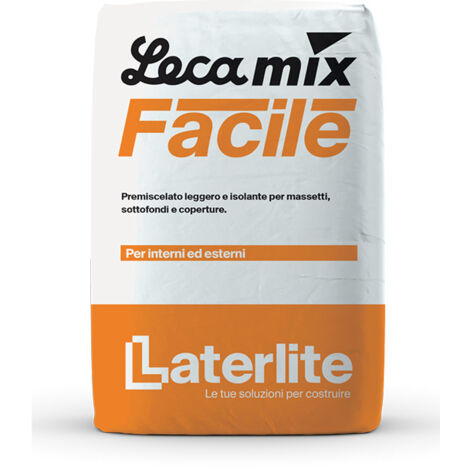 Lecamix facile laterlite kg 32 massetto alleggerito