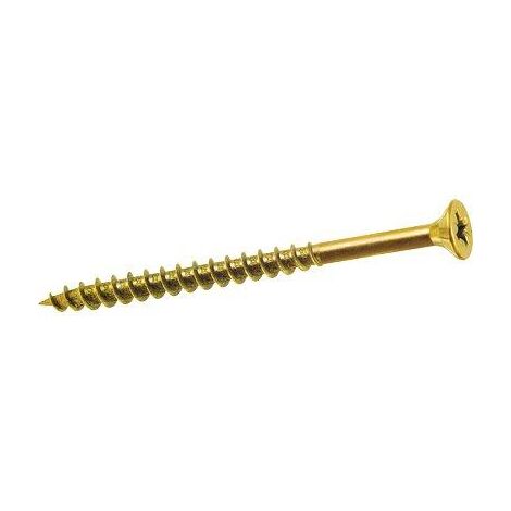Vite truciolare tsp pf zincata gialla ambrovit cava pz filetto parziale mm 3,5x50 cf=pz 200 (1/2)