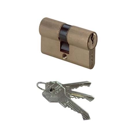Cilindro sagomato 0g300 hand cisa ottone chiavi 3 camma din mm 50 25+25