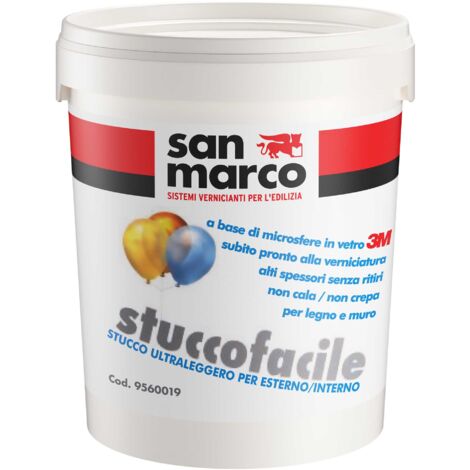 Stuccofacile in pasta per muro a base di microsfere rapido lt 1