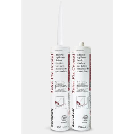 Sigillante adesivo tetra fix crystal 290ml kerakoll