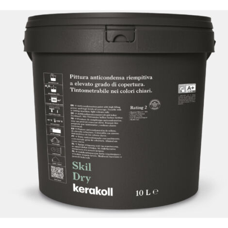 Pittura termica anticondensa resistente alle muffe skil dry white 10lt