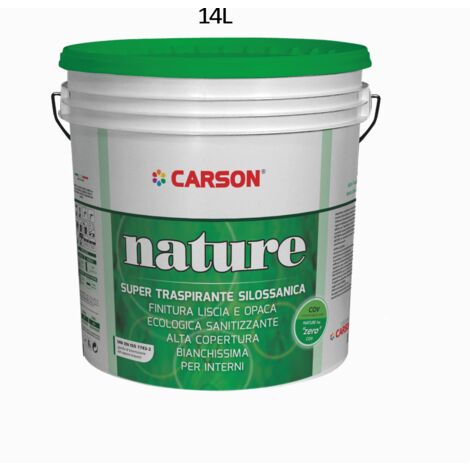 Nature idropittura silossanica traspirante lt 14 –opaca, antimuffa, per interni