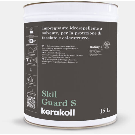 Trattamento impregnante idrorepellente a solvente skil guard s 15lt kerakoll
