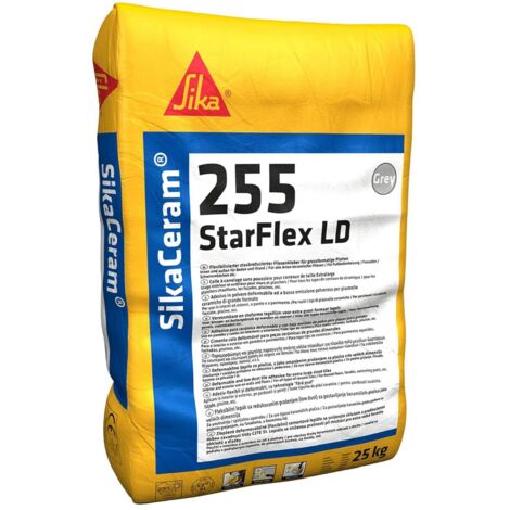 Collante per piastrelle SikaCeram-255  grigio sacco 25 kg starflex ld