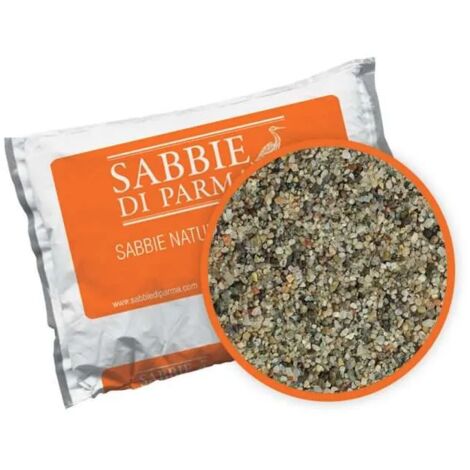 Sabbia silicea essiccata 510 plus kg.25 per sabbiatura