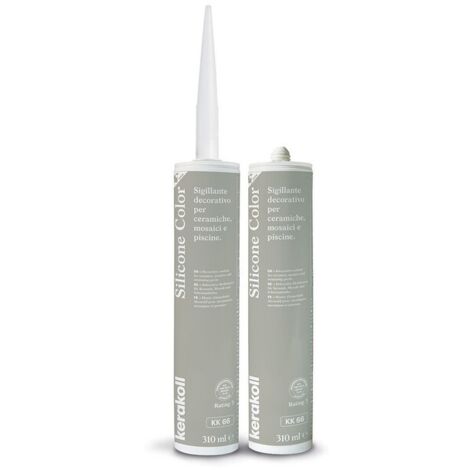 Silicone color kk66 ml 310 sigillante decorativo per ceramiche e mosaici