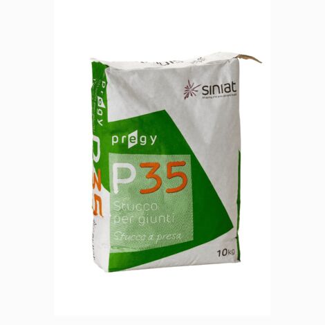 Stucco p35 10kg in polvere presa medio rapida per cartongesso e interni